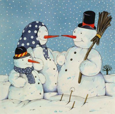 La familia de muñecos de nieve, 1997 de Christian Kaempf