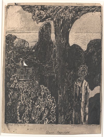 Visita a su tía, Miss Betsey Trootwood, Dover de Christian Kongstad Petersen