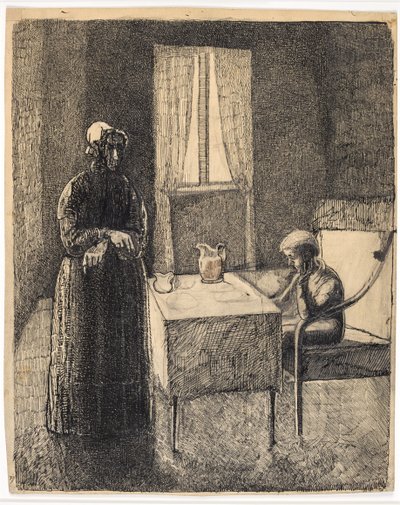 Escena de David Copperfield (?) de Christian Kongstad Petersen