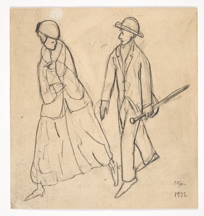 Dos figuras de Christian Kongstad Petersen