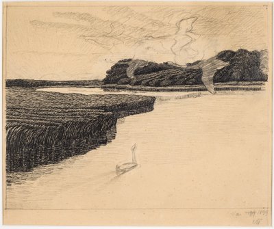 Boceto para El patito feo de Christian Kongstad Petersen
