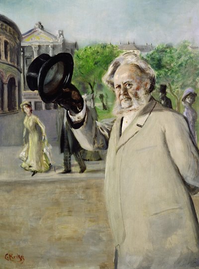 Autora Henrik Ibsen (óleo sobre lienzo) de Christian Krohg