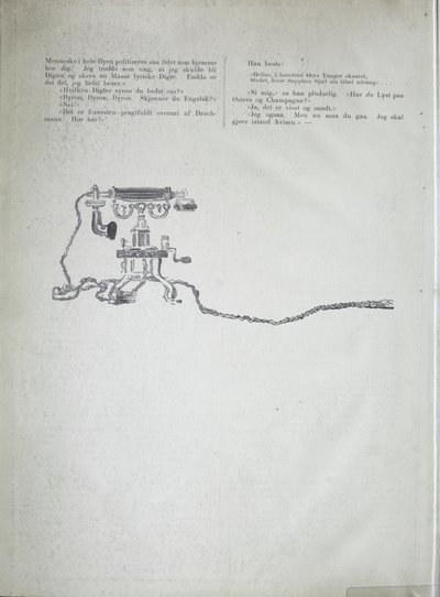 Ilustración del libro 12 af vore samtidige de Krohg, Christian y publicado por Feilberg & Landmark (Kristiania, 1895) de Christian Krohg