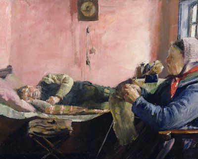 La siesta de la tarde de Niels Gaihede de Christian Krohg