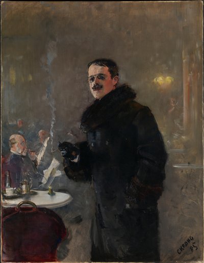 Retrato de Gerhard Munthe 1849-1929, 1885 de Christian Krohg