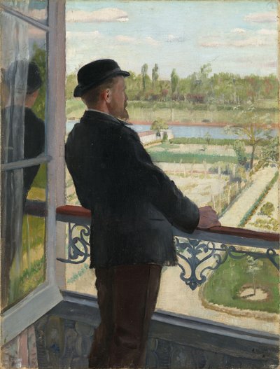 Retrato del pintor sueco Karl Fredrik Nordstrom (1855-1923) de Christian Krohg