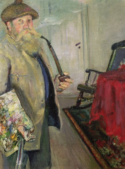 Auto retrato de Christian Krohg