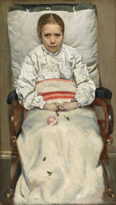 Niña enferma de Christian Krohg