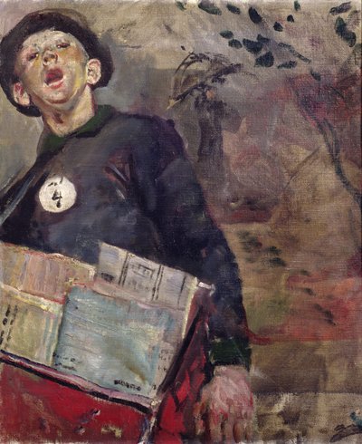El chico del periódico de Christian Krohg