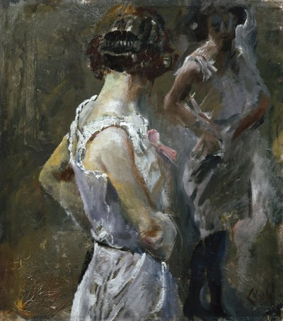 El baño (óleo sobre lienzo) de Christian Krohg