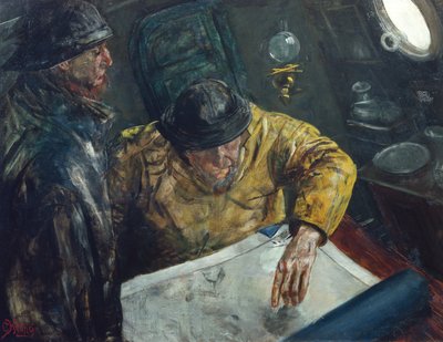El rumbo está fijado, c.1888 de Christian Krohg