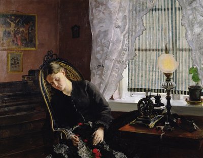 la costurera de Christian Krohg