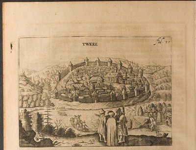 Ilustración de Tver de Viajes al Gran Duque de Moscovia y al Rey de Persia por Adam Oleari de Christian Lorenzen Rothgiesser