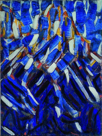 Abstracción (la Montaña Azul) de Christian Rohlfs