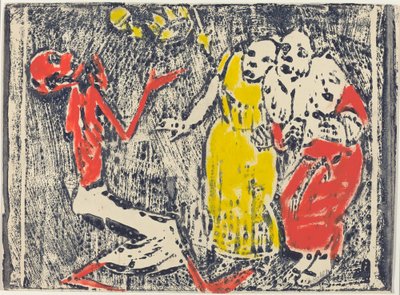 La muerte como malabarista, 1918-1919 de Christian Rohlfs