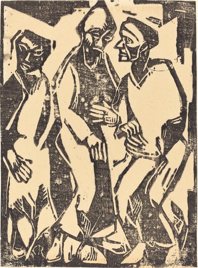 Deliberación Beratung, 1913 de Christian Rohlfs