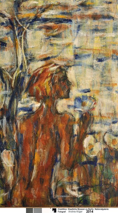 Niño entre flores de Christian Rohlfs