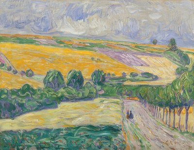 Paisaje cerca de Oberweimar, 1904 de Christian Rohlfs