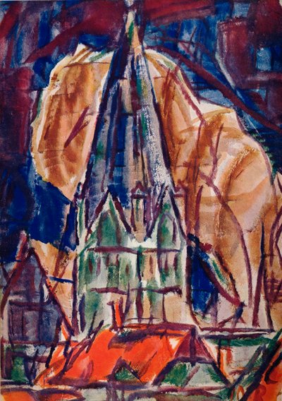 San Patrokus en Soest, c1912 de Christian Rohlfs