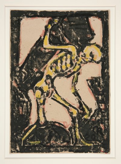 Tod mit Sarg (Muerte con ataúd) de Christian Rohlfs