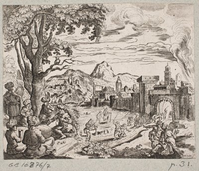 Ilustración de Adam Olearius, “Persianischer Rosenthal von einem Sinnreichen Poeten Schich Saadi”, Schleswig 1660 de Christian Rothgiesser