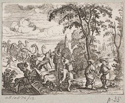 Ilustración de Adam Olearius, “Persianischer Rosenthal von einem Sinnreichen Poeten Schich Saadi [...]”, Schleswig 1660 de Christian Rothgiesser