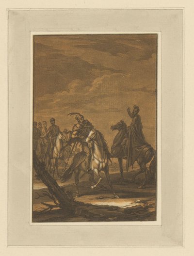 Reunión de jinetes
Jinetes, caballos y batallas (título de la serie) de Christian Rugendas