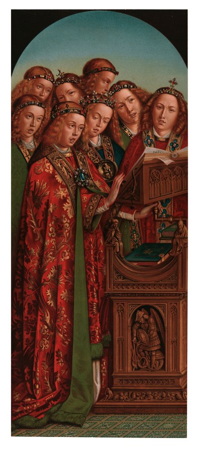 Un coro angelical, c1865 de Christian Schultz