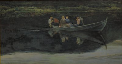 Noche de San Juan en Noruega de Christian Skredsvig