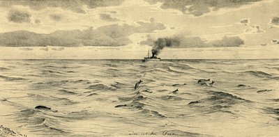 Vapor en el Océano Índico de Christian Wilhelm Allers