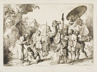 Bautismo del chambelán de la reina Candace de Etiopía de Christian Wilhelm Ernst Dietrich