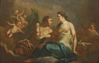 Christian Wilhelm Ernst Dietrich gen. Dietricy - Adonis y Afrodita de Christian Wilhelm Ernst Dietrich