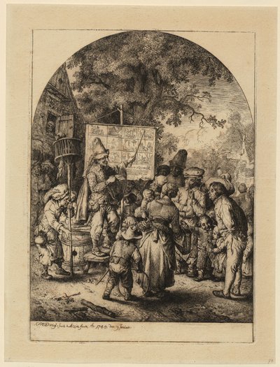 Gran curación de los enfermos de Christian Wilhelm Ernst Dietrich