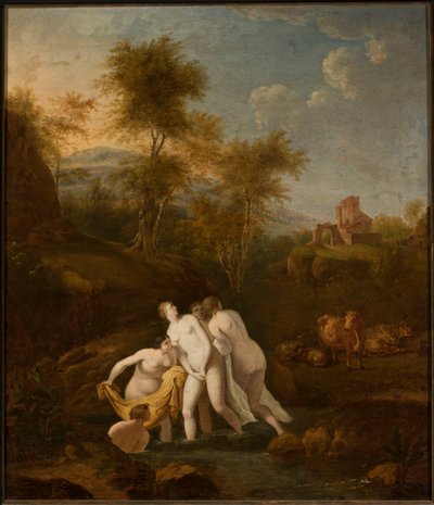El baño de las ninfas de Christian Wilhelm Ernst Dietrich