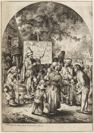 El cantante de baladas de Christian Wilhelm Ernst Dietrich
