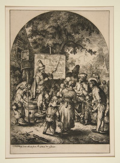 La Mountebank de Christian Wilhelm Ernst Dietrich