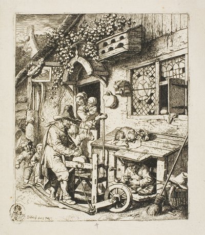 El afilador de tijeras de Christian Wilhelm Ernst Dietrich