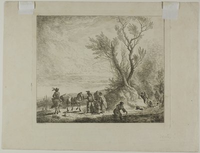 Campamento de caminantes de Christian Wilhelm Ernst Dietrich