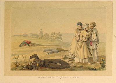 Cerca de Ostrovno el 1 de agosto de 1812 de Christian Wilhelm Faber du Faur von