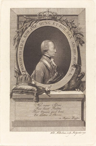 Francisco II, Emperador del Sacro Imperio Romano de Christian Wilhelm Ketterlinus