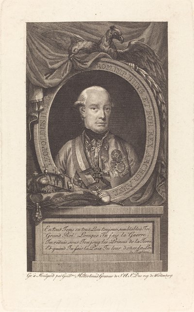 Leopoldo II, Emperador del Sacro Imperio Romano de Christian Wilhelm Ketterlinus
