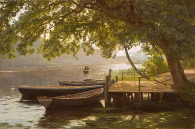 Ch. Zacho, Día soleado en el lago de Christian Zacho