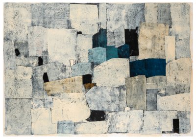 Ciudadela, 2017 (monotipo sobre papel) de Christina Fedyk