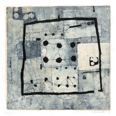Aire vivo, 2017 (monotipo sobre papel) de Christina Fedyk