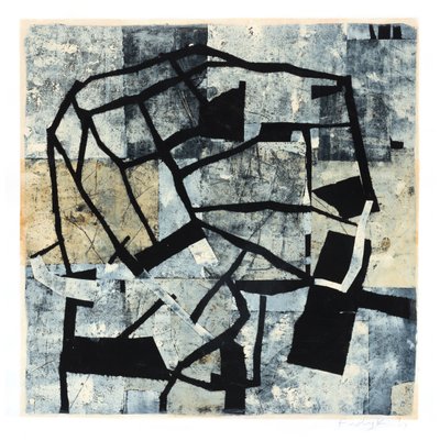 North Key, 2016 (monotipo sobre papel) de Christina Fedyk
