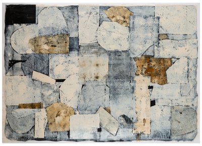 Raising Gold, 2017 (monotipo sobre papel) de Christina Fedyk