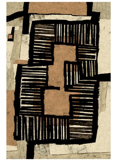 Formas del hogar, 2023 (monocopia) de Christina Fedyk