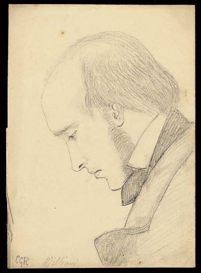 Retrato de William Michael Rossetti de Christina Georgina Rossetti