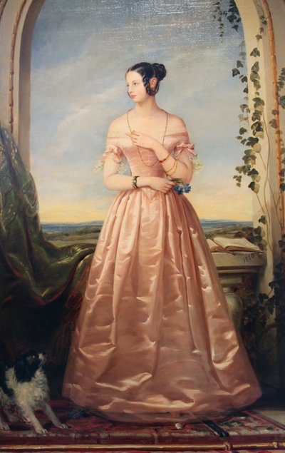 Retrato de la Gran Duquesa Alexandra Nikolaevna, 1840 de Christina Robertson