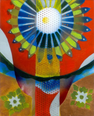 Savior, c. 2009 (acrílico sobre panel) de Christina Saj